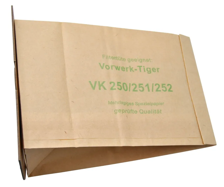 20 Staubsaugerbeutel Vorwerk Tiger VK 250, 251, 252