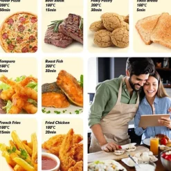 120 Stück Airfryer Backpapier für Ninja CRISPi 3,8L & 1,4L FN101EUGY - Zubehör