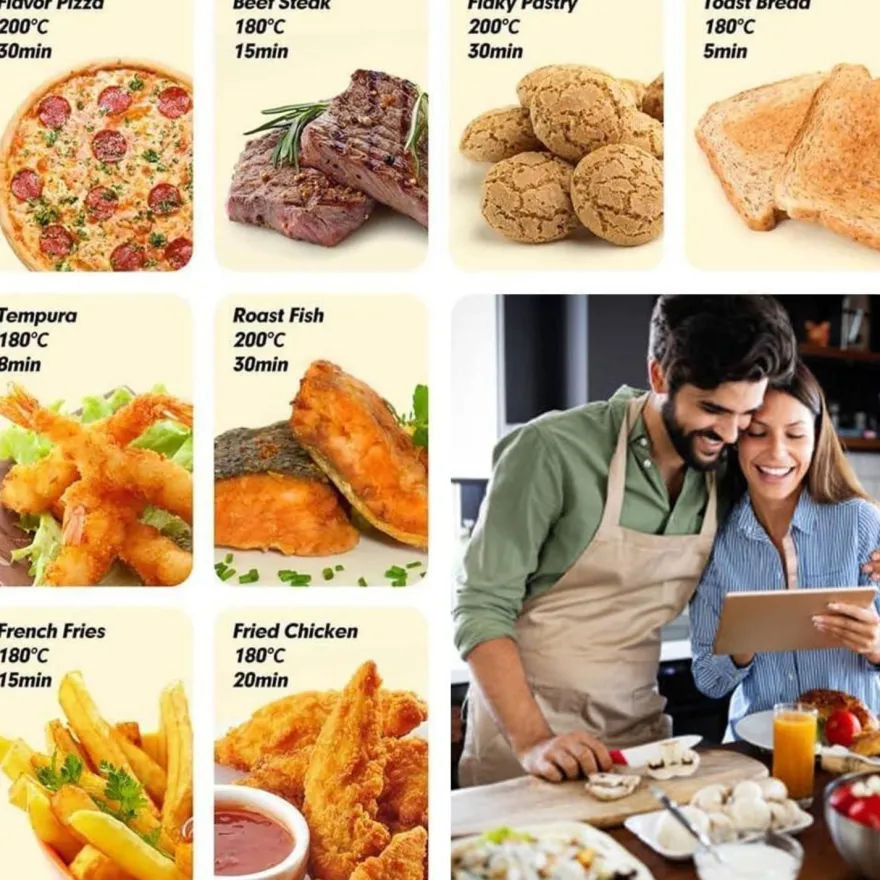 120 Stück Airfryer Backpapier für Ninja CRISPi 3,8L & 1,4L FN101EUGY - Zubehör