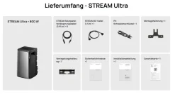 2 Stück EcoFlow STREAM Ultra All-in-One Speicher 3,84kWh LiFePO4 für Balkonkraftwerke