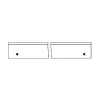 6 Stück Leitz Hobelmesser HSS 130x30x3mm mit 2 Gewinde HSS