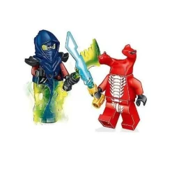24 Stück Mini Ninjago Bausteine Spielzeug Kinder Minifiguren Set