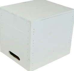 4 Stück Regalkiste weiß passend für Ikea Kallax und Expeditregale Regaleinsatz