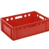 15 Stück Transportboxen Umzugskisten Lagerkisten 60x40x20 cm rot NEU Gastlando