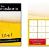 100 Stück Treuekarten Bonuskarten Bier für ihr Lokal Gaststätte Kneipe (BOK-415)