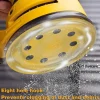 Stebruam 125mm Schleifpapier Klett Set, 50 Stück Mix Körnung für