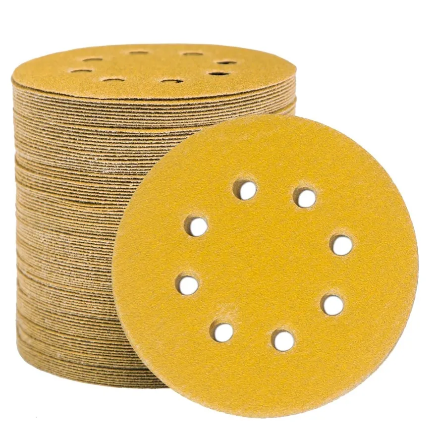 Stebruam 100 Stück Schleifpapier 125mm Klett 120 Körnung für Exzenterschleifer