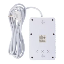 Steckdosenleiste 4 Steckdosen 2500W 3xUSB weiß 3m MCE393 W Maclean