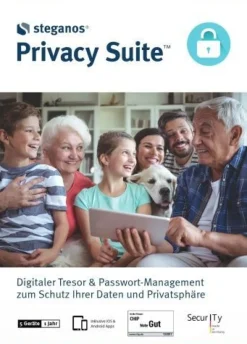 Steganos Privacy Suite (2026) / 5 Geräte / 1 Jahr / (PKC)