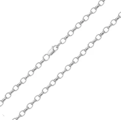 925 Sterling Silber 4mm Erbs Kette - 40.6, 45.7, 50.8, 55.9, 61, 66, 71.1, 76.2cm
