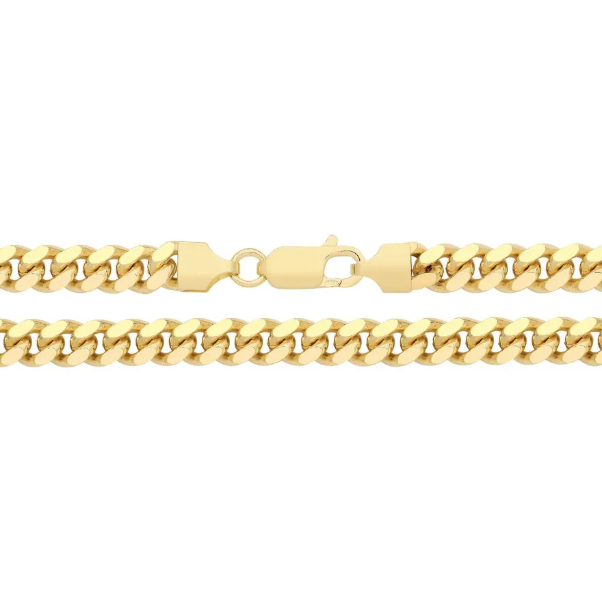 925 Sterling Silber 6.3mm Herren - Panzer Kette - 50.8, 55.9, 61, 66, 71.1, 76.2cm