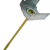 10St. Firstlattenhalter Gratlattenhalter 4x6cm mit Tellerkopfschraube 260mm