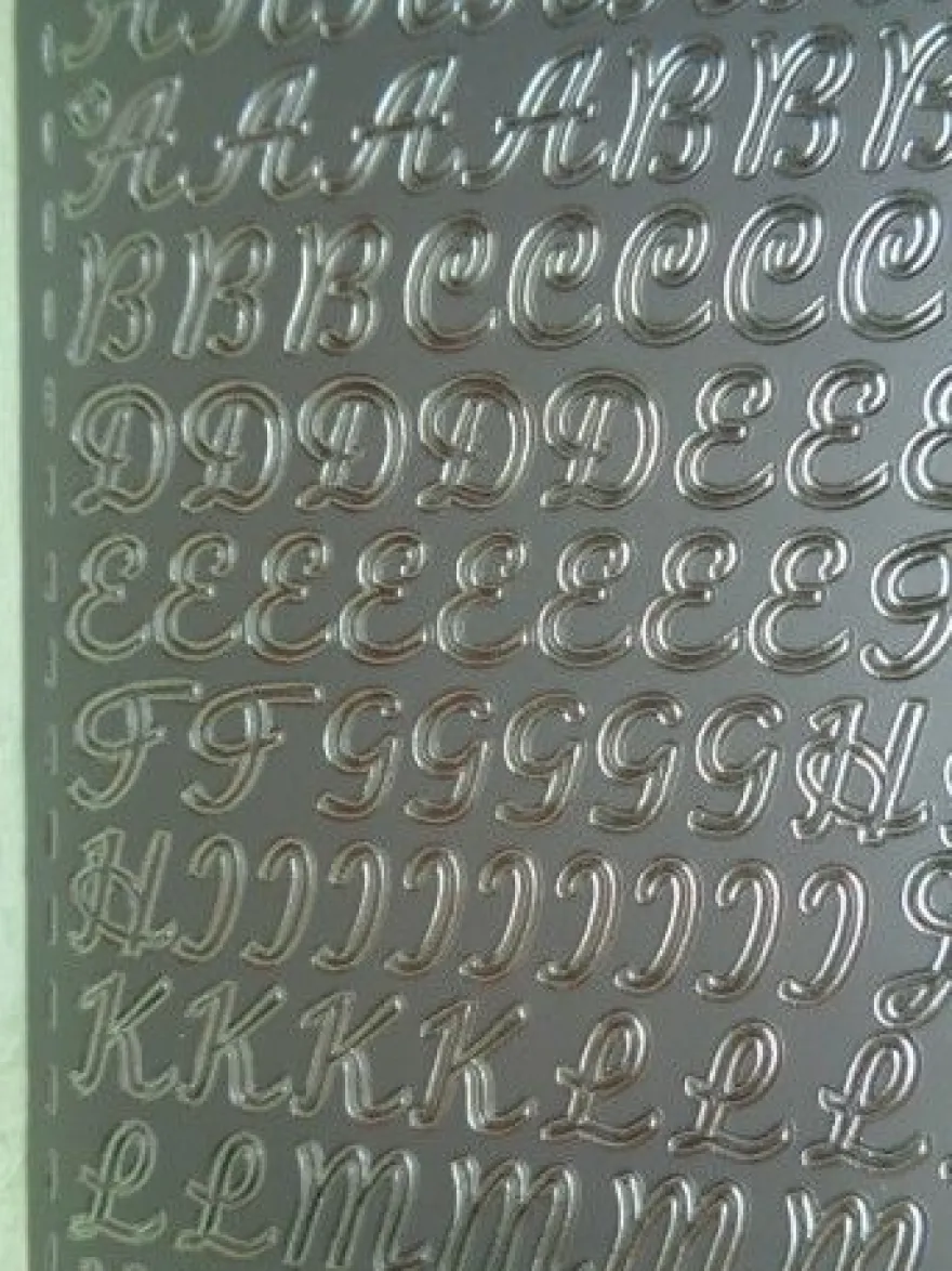 Stickerbogen Buchstaben Alphabet ABC ---Auswahl---