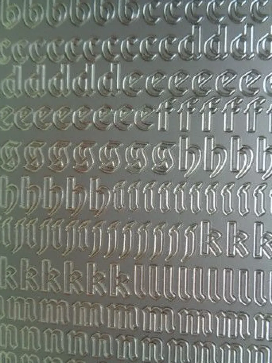 Stickerbogen Buchstaben Alphabet ABC ---Auswahl---