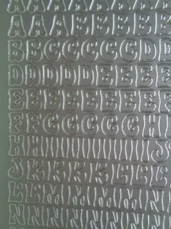Stickerbogen Buchstaben Alphabet ABC ---Auswahl---