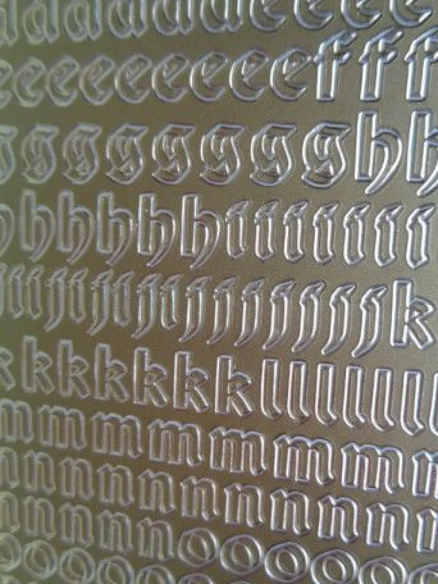 Stickerbogen Buchstaben Alphabet ABC ---Auswahl---