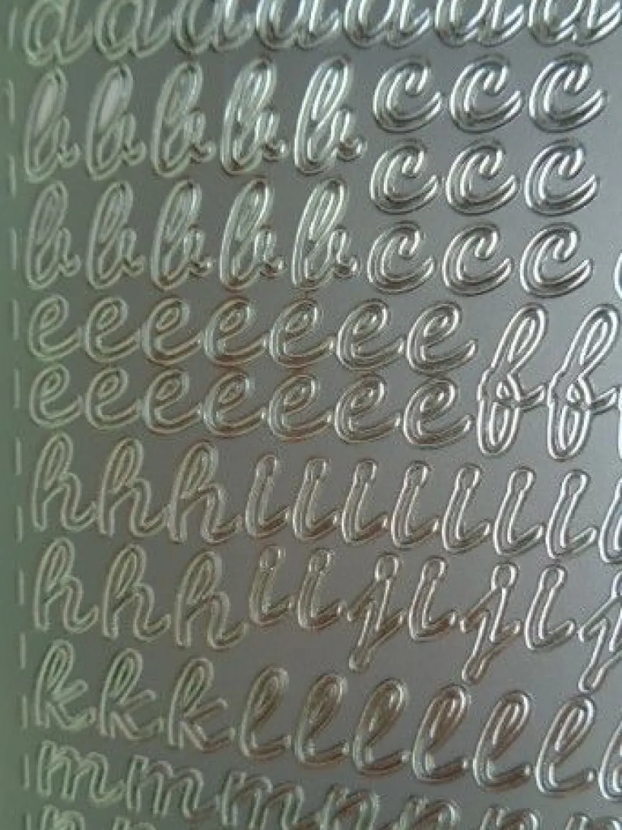 Stickerbogen Buchstaben Alphabet ABC ---Auswahl---