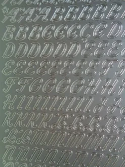 Stickerbogen Buchstaben Alphabet ABC ---Auswahl---