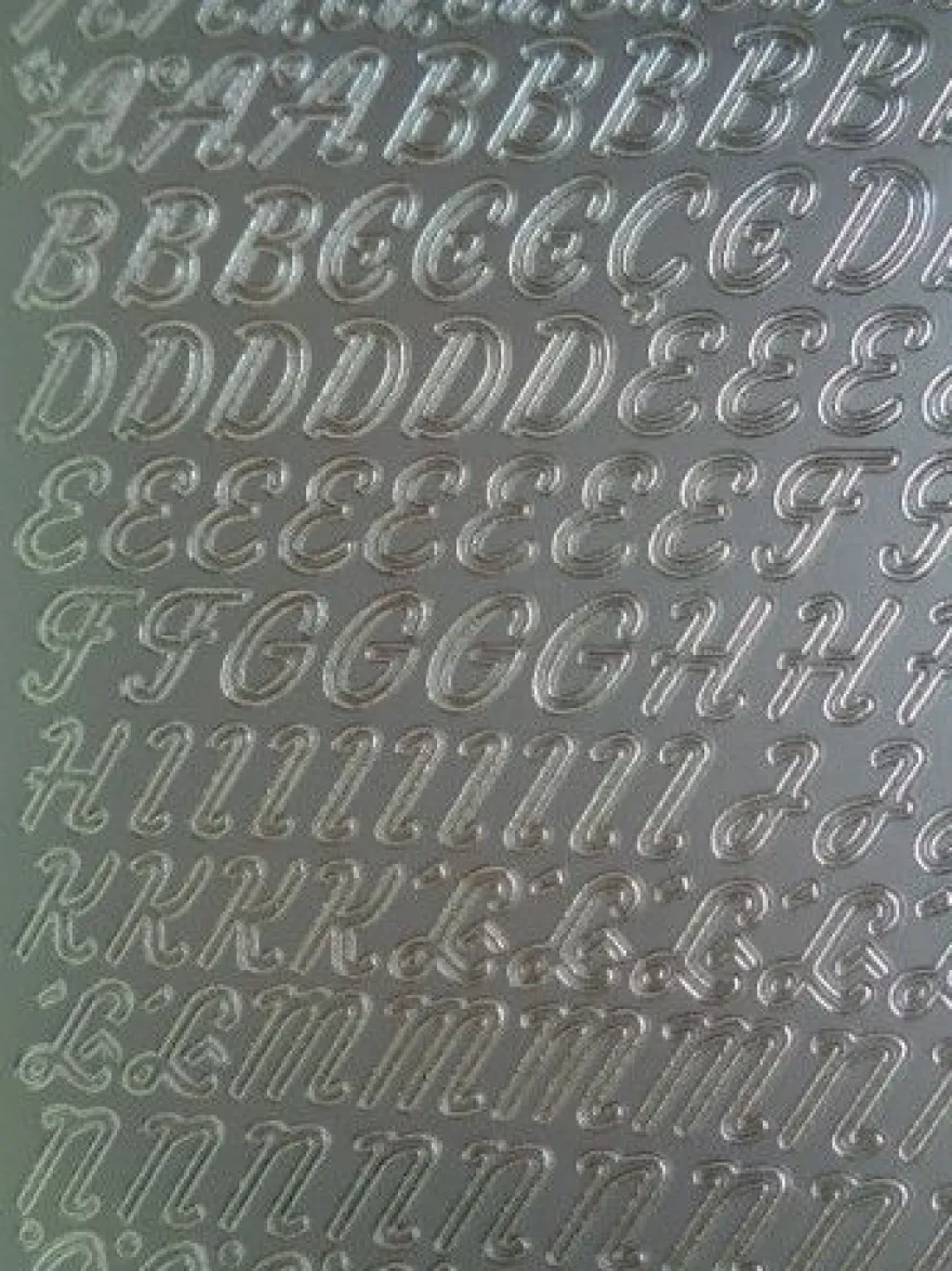 Stickerbogen Buchstaben Alphabet ABC ---Auswahl---
