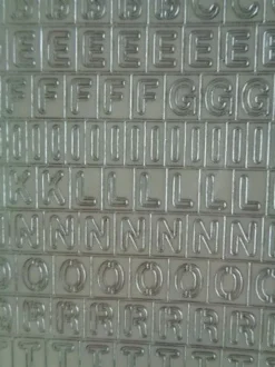 Stickerbogen Buchstaben Alphabet ABC ---Auswahl---