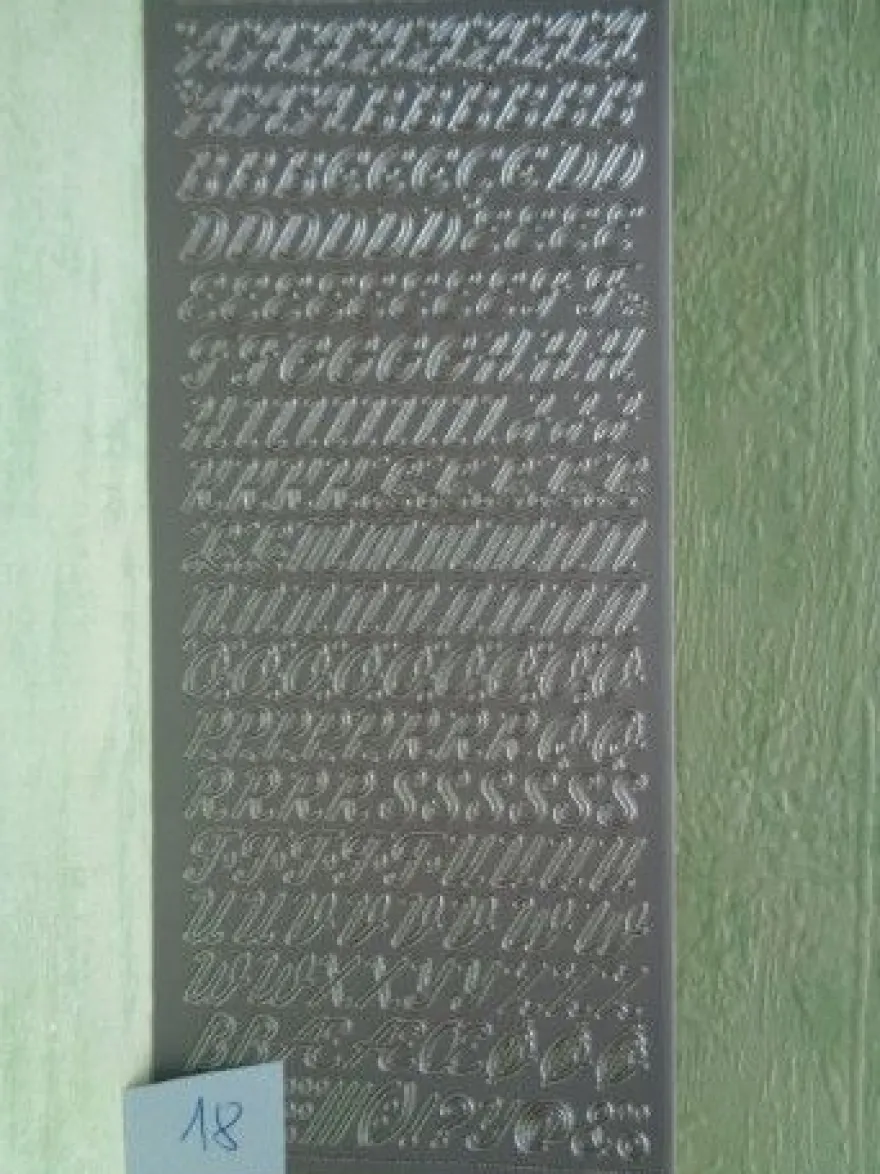 Stickerbogen Buchstaben Alphabet ABC ---Auswahl---