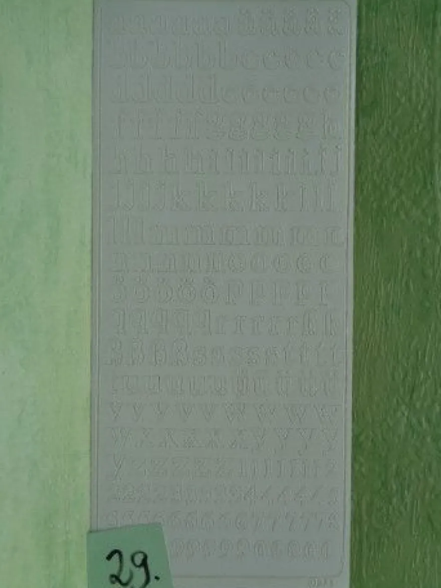 Stickerbogen Buchstaben Alphabet ABC ---Auswahl---