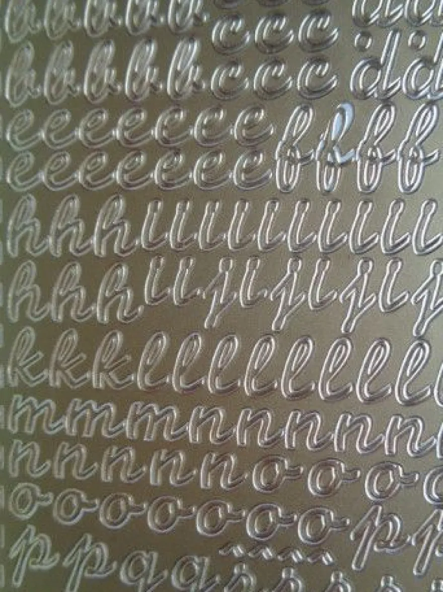Stickerbogen Buchstaben Alphabet ABC ---Auswahl---