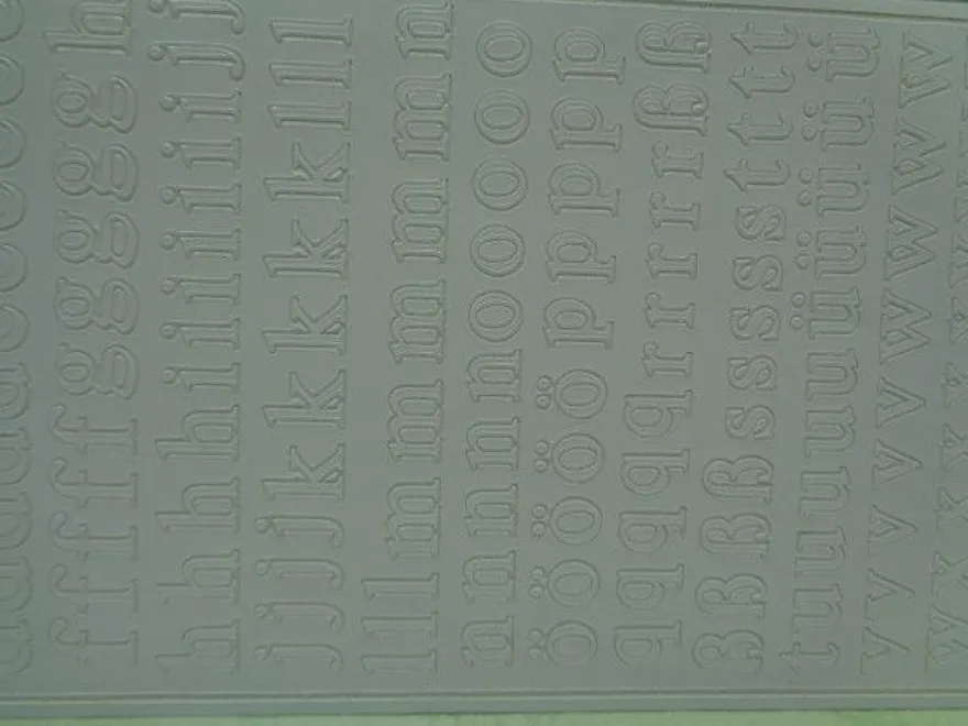Stickerbogen Buchstaben Alphabet ABC ---Auswahl---
