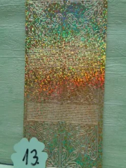 Stickerbogen Ecken Bordüren Hologramm Holographic Glitter Glimmer --- Auswahl ---