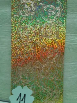 Stickerbogen Ecken Bordüren Hologramm Holographic Glitter Glimmer --- Auswahl ---