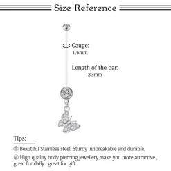6stk Lauritami Schwangerschaft Bauchnabelpiercing Acryl Flexibel Bioflex