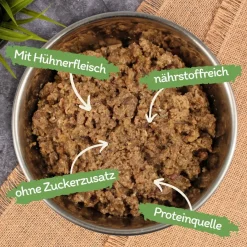 17 - 68 Stk. Lecker. Pet® Leo's Feine Paté Reich an Huhn Katzenfutter Nassfutter
