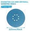 20Stk 225mm Klett Schleifpapier P150, 8-Loch mit Staubabsaugung für