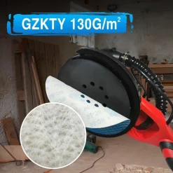 20Stk 225mm Klett Schleifpapier P150, 8-Loch mit Staubabsaugung für