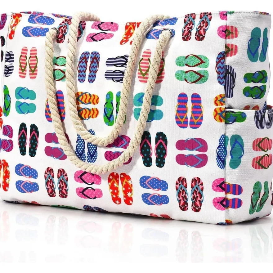 Strandtasche Damen Groß Wasserdicht Tote Bag Handtasche Umhängetasche
