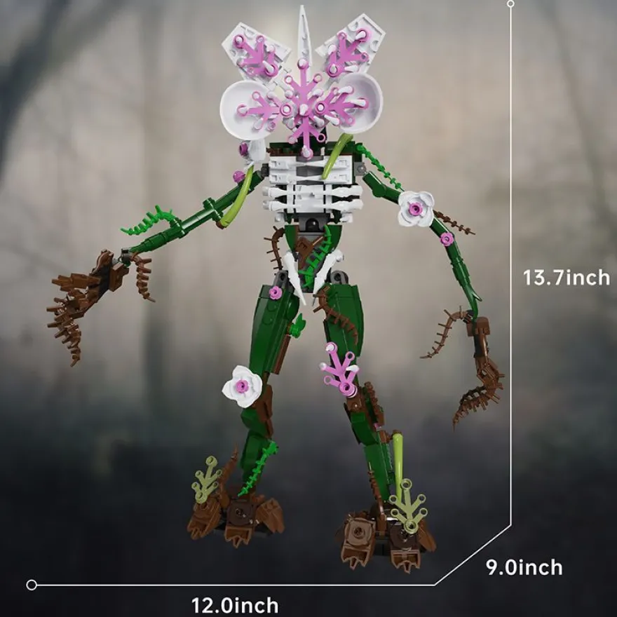 Stranger Things Demog Bausteine Spielzeug Orchideen Monster Block Ornamente Puzzle