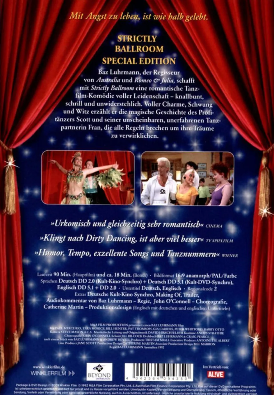 Strictly Ballroom - Winkler Film 6409435 - (DVD Video / Komödie)