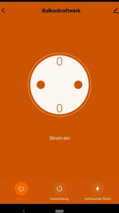 Strommessgerät Mini Solaranlage Wlan Wifi App IP44 Außensteckdose Außenbereich