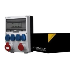 Stromverteiler pTD-S/ FI 32A 16A 4x230V Siemens und Mennekes Doktorvolt 4845