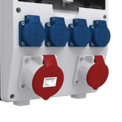 Stromverteiler pTD-S/ FI 32A 16A 4x230V Siemens und Mennekes Doktorvolt 4845
