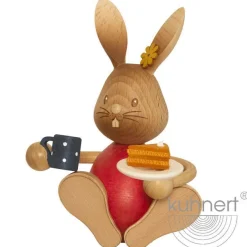 STUPSI HASE | Kuhnert Osterhase Sammelfigur Holzhase Echt Erzgebirge Holzkunst