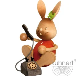 STUPSI HASE | Kuhnert Osterhase Sammelfigur Holzhase Echt Erzgebirge Holzkunst