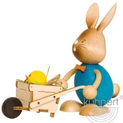 STUPSI HASE | Kuhnert Osterhase Sammelfigur Holzhase Echt Erzgebirge Holzkunst