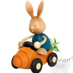 STUPSI HASE | Kuhnert Osterhase Sammelfigur Holzhase Echt Erzgebirge Holzkunst