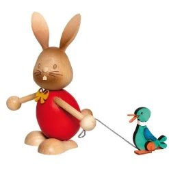 STUPSI HASE | Kuhnert Osterhase Sammelfigur Holzhase Echt Erzgebirge Holzkunst