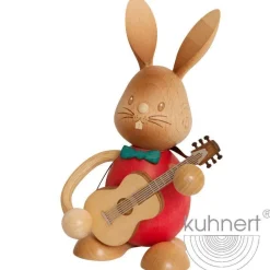 STUPSI HASE | Kuhnert Osterhase Sammelfigur Holzhase Echt Erzgebirge Holzkunst