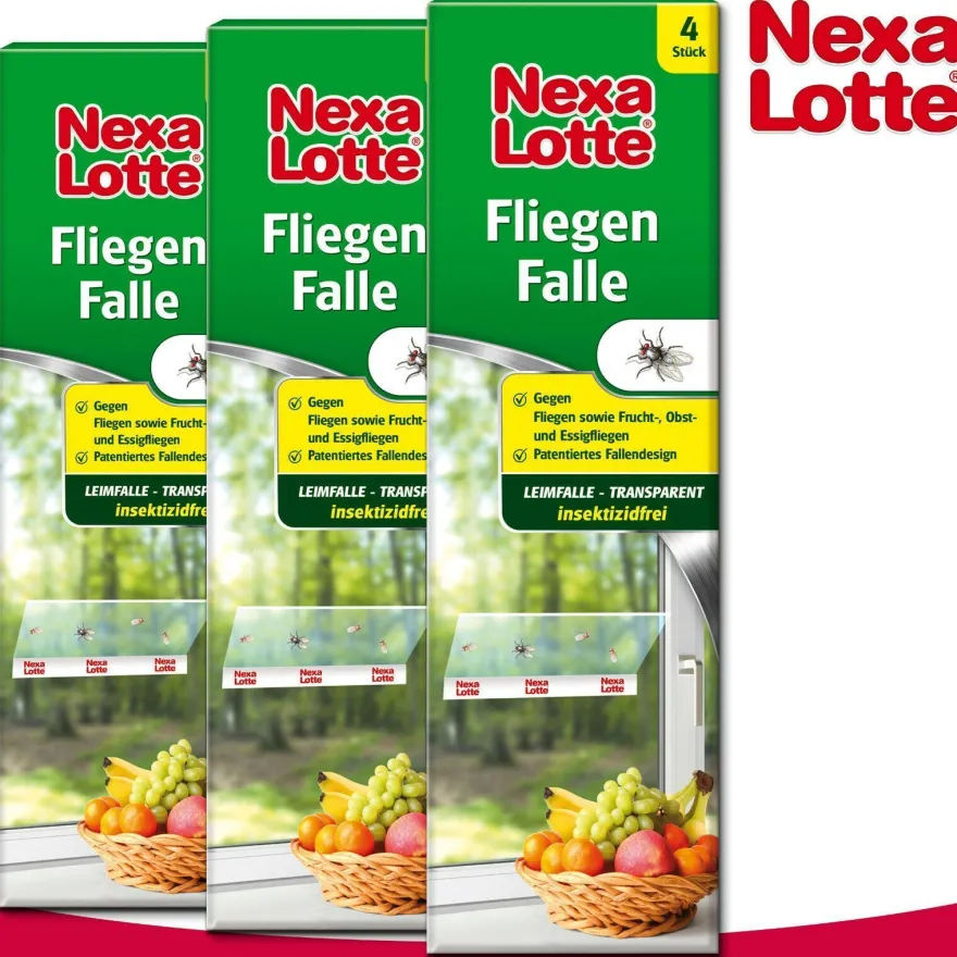 Substral Nexa Lotte 3 x 4 Stück Fliegen Falle