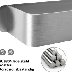 Sudeery Handtuchhalter Ohne Bohren Selbstklebend Edelstahl Handtuchstange
