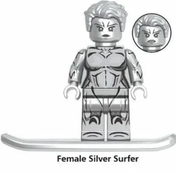 Superhelden Marvel Fantastic 4 F4 SilverSurfer Torch Storm Bausteine LxxO kompatibel