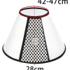 SUQ Haustier Kegel Einstellbar Halskrause Elisabethanischer Kragen 42-47cm